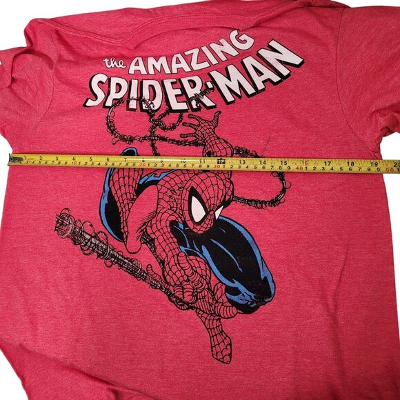 Marvel Men's The Amazing Spider-Man Graphic T-Shirt Red Short Sleeve Size Medium - Picture 9 of 10